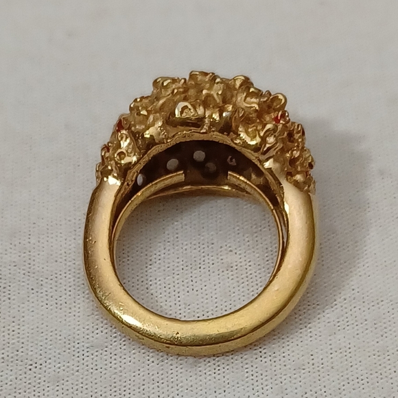 Vintage Luxurious Golden Nugget Collection 14K Gold Plated Set - Picture 9 of 15